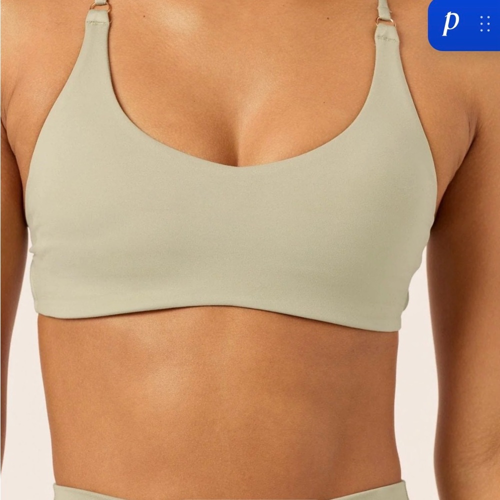 CSB Serenity Chelsea crop and Serenity Invisible Scrunch Leggings in Sage